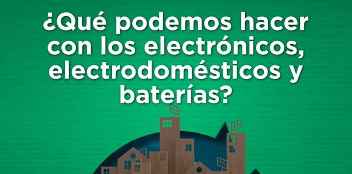 Desechos electrónicos y baterías
